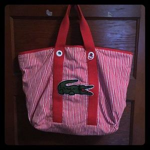 Lacoste Beach Bag with Accessories Pouch